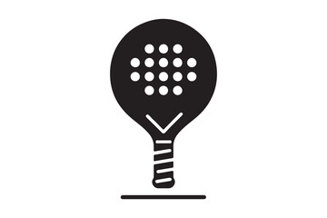 vector padel tennis racket 