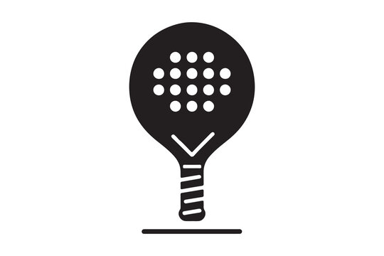 vector padel tennis racket 