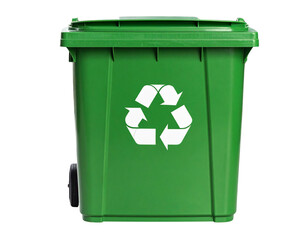  Curbside Recycling Waste Container PNG Cutout