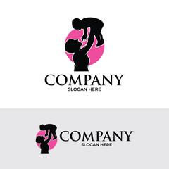 Mother and baby logo design inspiration
