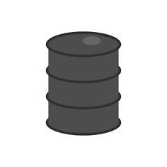 black oil barrels design element