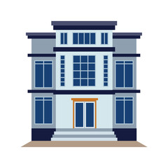 
vector illustration design of high-rise building