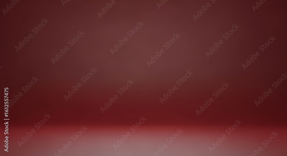 Poster a simple studio backdrop with a gradient from dark red to light red creating a smooth transition loo