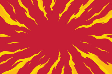 comic style red fire effect background © James