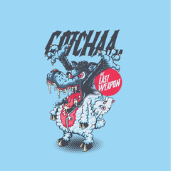 vector illustration of an abstract background with birds