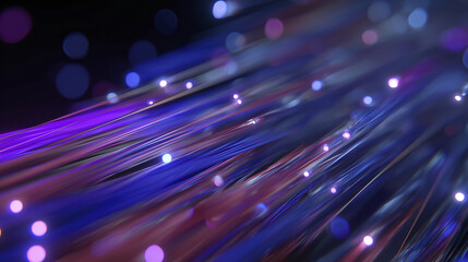 Vibrant digital abstract background featuring flowing lines of light in shades of blue, purple, and pink, creating sense of motion and energy. glowing orbs add depth and visual interest