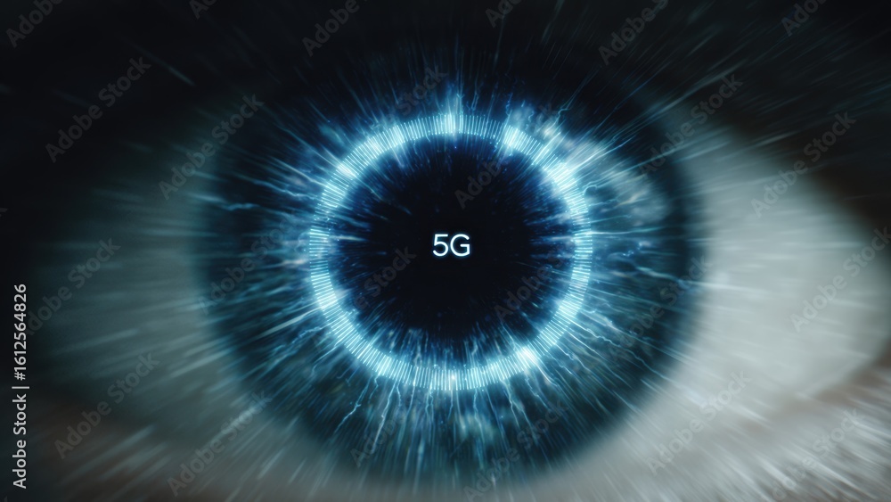 Poster exploring privacy in 5g era reveals importance of safeguarding personal data while embracing advance