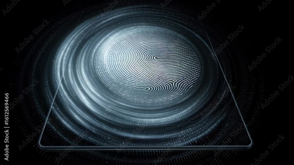 Poster exploring privacy and security in 5g era innovative digital fingerprint technology showcasing data p