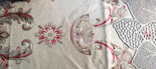 fabric with flowers