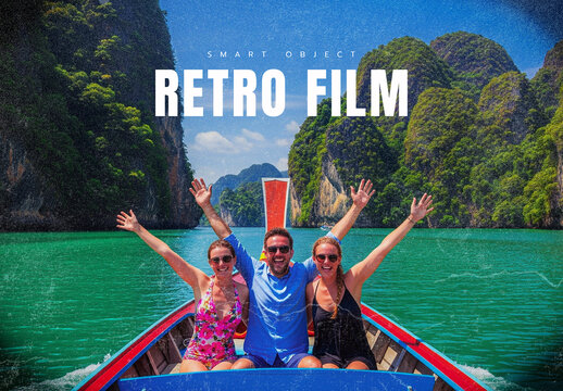 Retro Film Photo Effect