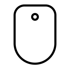 Tag outline icon. 