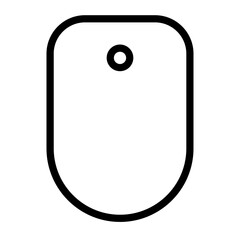 Tag outline icon. 