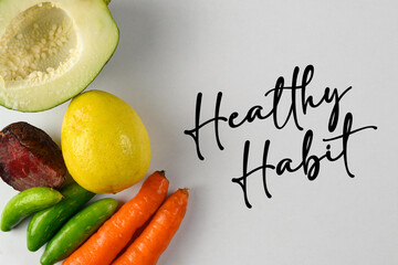 Healthy and Vibrant Vegetables and Fruits Promoting a Nutritious Lifestyle