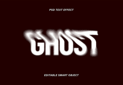 Grain Ghost Text Effect