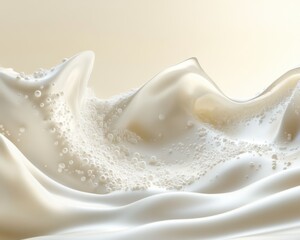 Abstract Wavy Creamy Liquid with Bubbles Texture abstract texture liquid bubbles wavy background tea