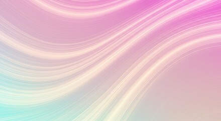 Smooth pastel waves of pink, cream, and mint flow across the canvas, creating a dreamy abstract background with soft motion and calming energy.