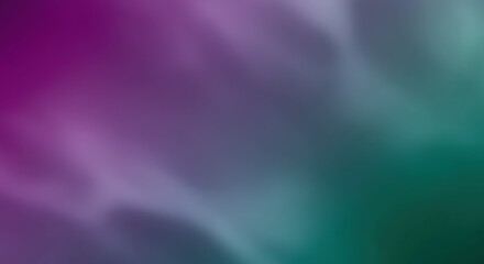 A soft, dreamy abstract gradient blending magenta, violet, and teal tones, resembling smooth aurora lights or blurred watercolor waves.