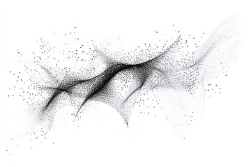 Abstract Swarm: A dynamic and mesmerizing abstract design showcasing a swarm of particles in motion, creating intricate patterns and forms.