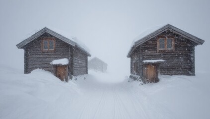 Snowy Cabins