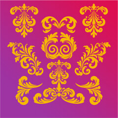 flower decoration. minimalist flower art decoration. wedding flower art decoration