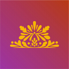 flower decoration. minimalist flower art decoration. wedding flower art decoration