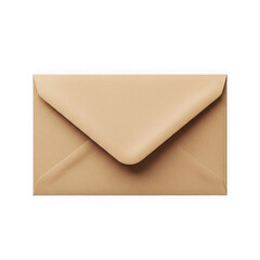 Brown paper envelope isolated on transparent background