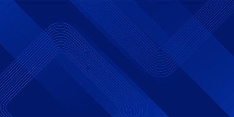 Abstract blue background. Modern simple blue geometric design. Minimal shapes. Suit for booklet, brochure, banner, poster, website, flyer, cover, corporate, backdrop. Vector illustration