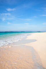Tropical Beach with Turquoise Water and White Sand
