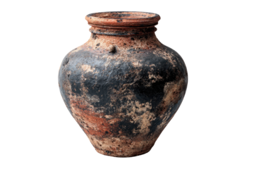 Earthenware jug, rustic, aged