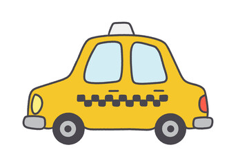 yellow taxi car © 원미 김