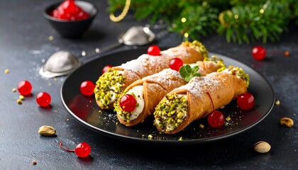 Festive Italian pastries