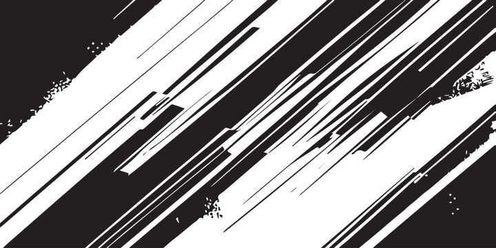 Edgy Comic Style Diagonal Abstract Art