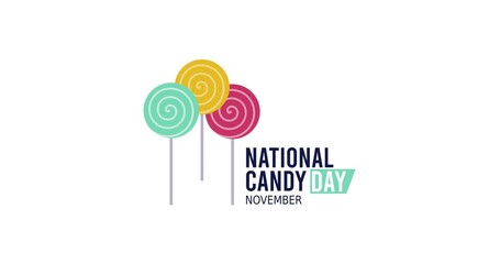 national candy day motion video, ideal for national candy day celebration