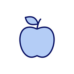 Apple icon vector. Apple sign and symbols for web design.