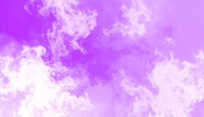 Abstract purple and white swirling cloudscape