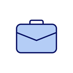 Briefcase icon vector. suitcase sign and symbol. luggage symbol.