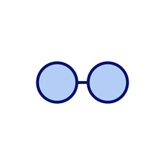 Glasses icon vector. Glasses sign and symbol