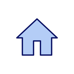 House icon vector. Home sign and symbol