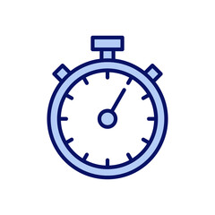 Stopwatch icon vector. Timer sign and symbol. Countdown icon. Period of time