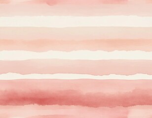 Delicate Pink Watercolor Stripes