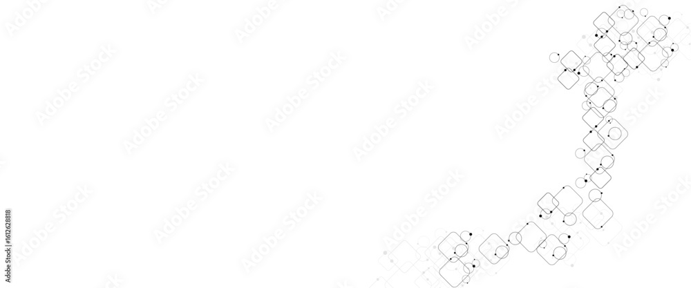 Poster vector simple technology graphic background. abstract technology on a white background. technology b
