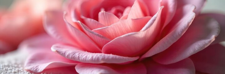 Close-up of delicate flower petals being gently caressed, suggesting a soothing massage or spa treatment Perfect for relaxation, wellness, and beauty concepts , vibrant, tranquility, plant therapy