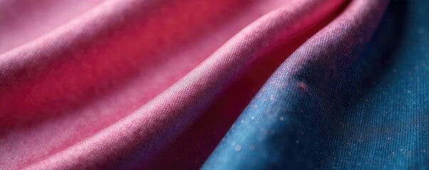 Close-up shot of a crisp, sharply defined crease in luxurious fabric, suggesting high-end quality and refined elegance Perfect for fashion, textile, and luxury branding , detail, quality
