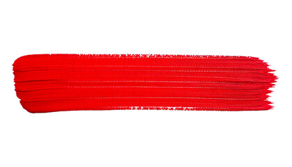  highlighter stroke, isolated on transparent background. Red underline drawn with red marker brushpen, design element, hand drawn strokes
