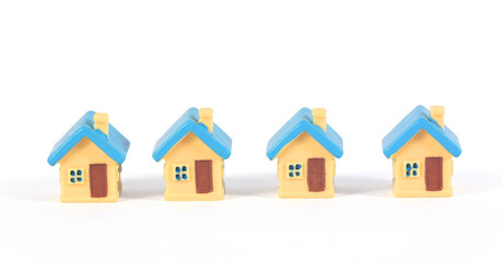 House Model Small size there space Residential Structure, home Business Concepts, and Success in Finance, Banking and Investment