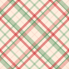 plaid pattern in festive red and green tones. Ideal for Christmas wrapping, fabric prints, and seasonal backgrounds.