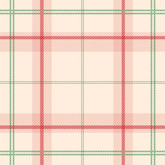 plaid pattern in festive red and green tones. Ideal for Christmas wrapping, fabric prints, and seasonal backgrounds.