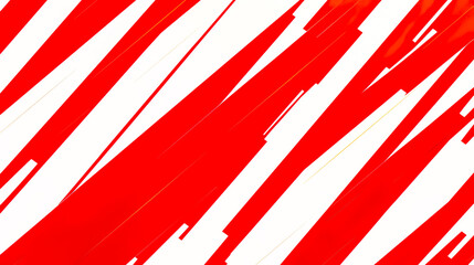 勢いのある白と赤の斜線のイラスト背景