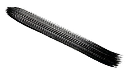 Black brush, Dirty stroke for highlight and check