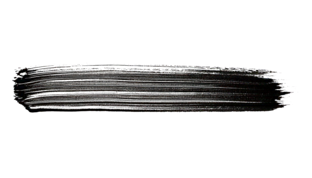 black highlight rough brush, grunge texture design element